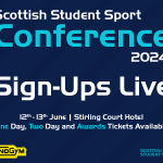 Details for the 2024 Scottish Student Sport Conference